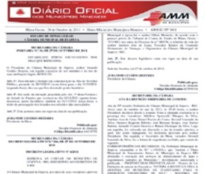 diario oficial dos municipios